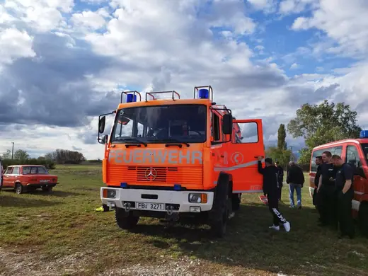 Megérkezett új tűzoltóautónk Bad Vilbelből, 2. kép
