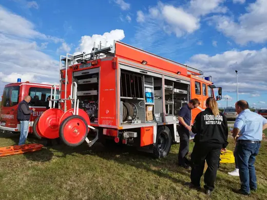 Megérkezett új tűzoltóautónk Bad Vilbelből, 11. kép