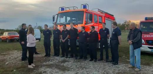 Megérkezett új tűzoltóautónk Bad Vilbelből, 23. kép
