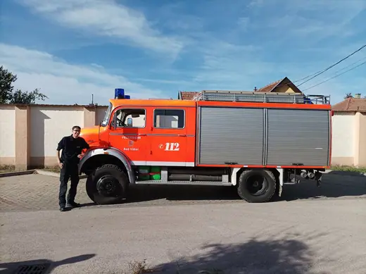 Megérkezett új tűzoltóautónk Bad Vilbelből, 31. kép