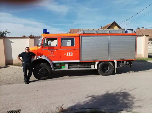Megérkezett új tűzoltóautónk Bad Vilbelből, 32. kép