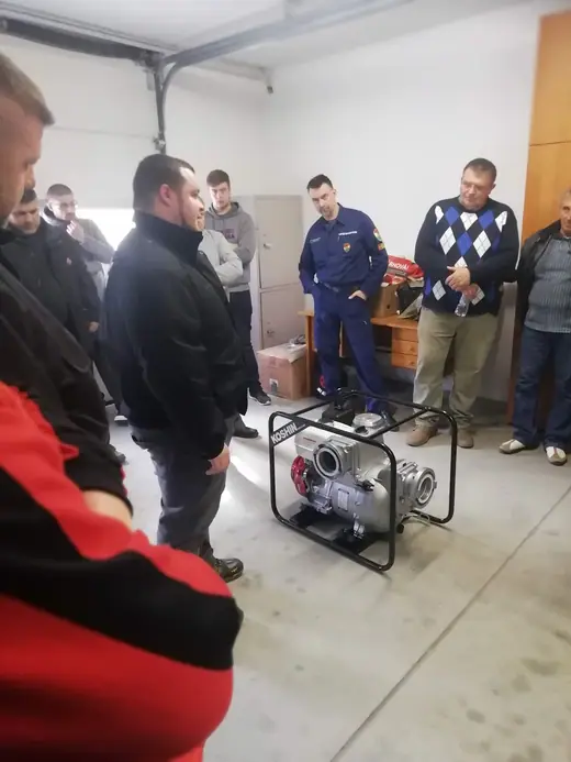 Kisgépes képzés a mentőcsoportnak, 2. kép