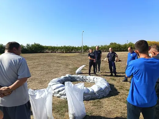 A mentőcsoport minősítő gyakorlata, 10. kép