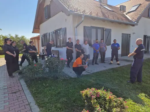 A mentőcsoport minősítő gyakorlata, 24. kép