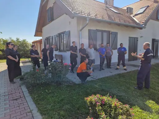 A mentőcsoport minősítő gyakorlata, 25. kép