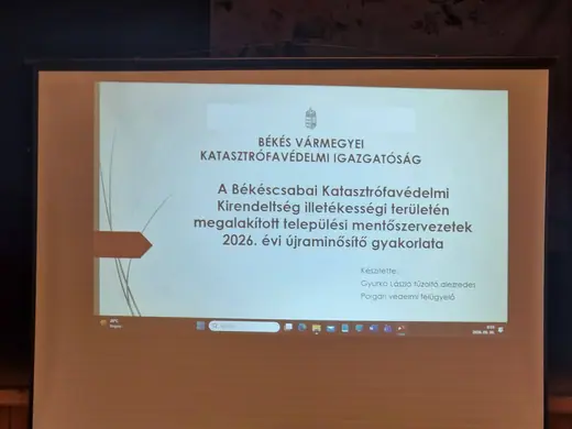 A mentőcsoport minősítő gyakorlata, 44. kép