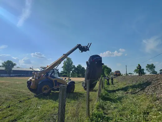 Vonattal ütközött egy személyautó Méhkerék és Kötegyán között, 2. kép